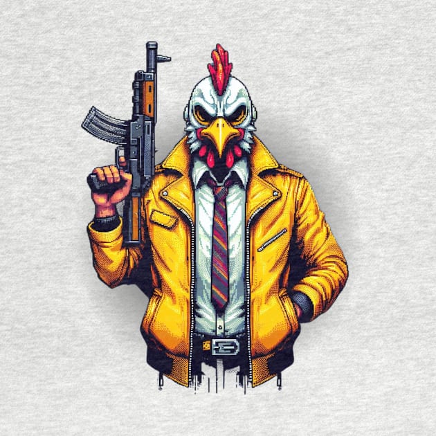 Hotline Miami Jacket-For pixel retro gamers by CachoPlayer